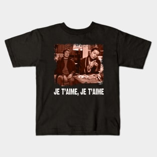 Film Noir Romance je t’aime Cinema Tee Kids T-Shirt